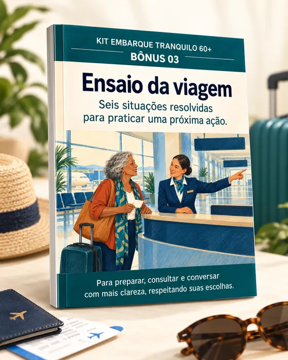 Capa do Bônus 3, Ensaio da viagem
