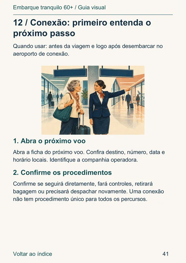 Página do Guia Ilustrado: tema 12, Conexão: primeiro entenda o próximo passo
